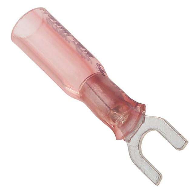 0191640007 CONN SPADE TERM 18-22AWG #8 RED