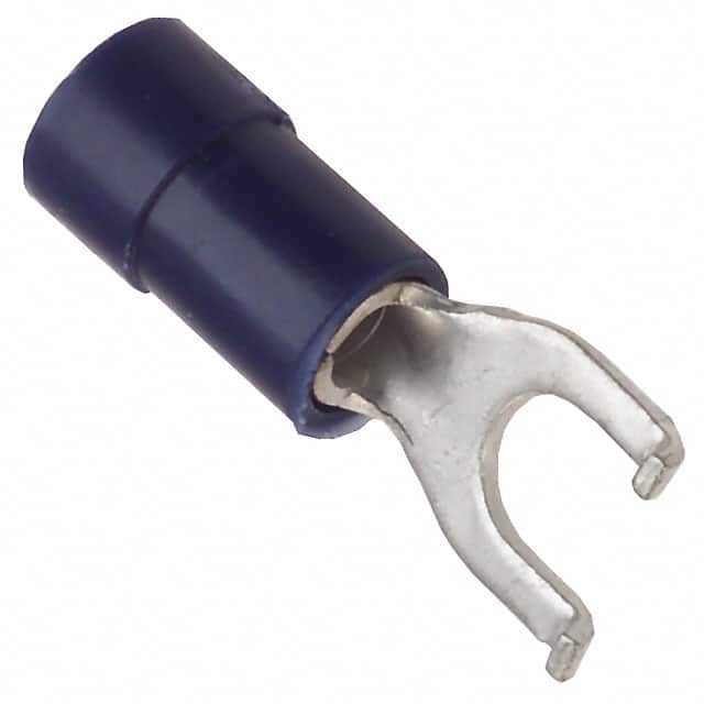 0191210028 CONN SPADE TERM 14-16AWG #8 BLU