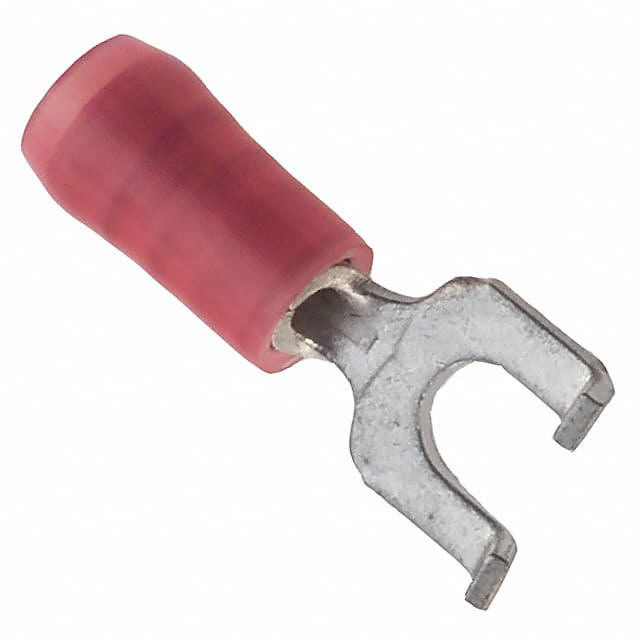 0191270007 CONN SPADE TERM 18-22AWG #6 RED