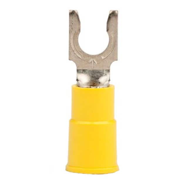 94883 CONN SPADE TERM 10-12AWG #8 YEL