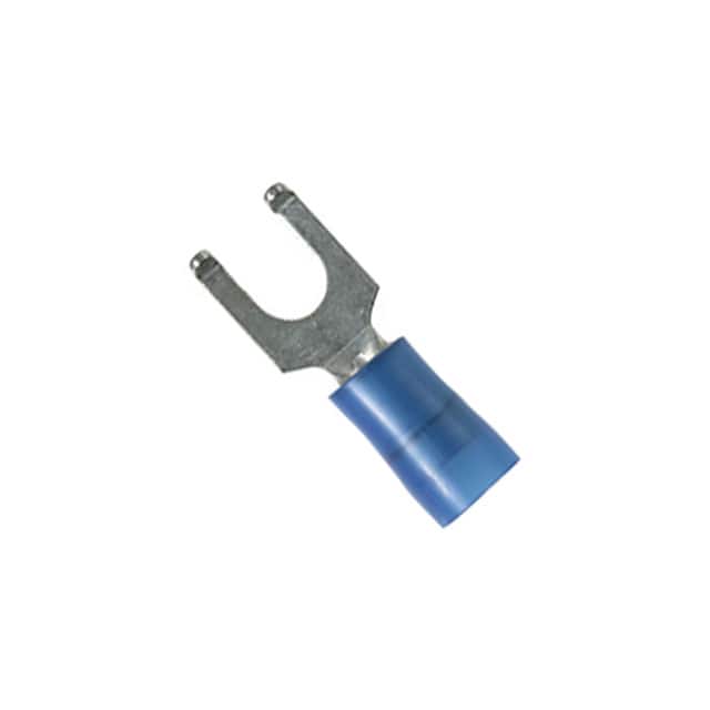 PN14-6FF-M CONN SPADE TERM 14-16AWG #6 BLU
