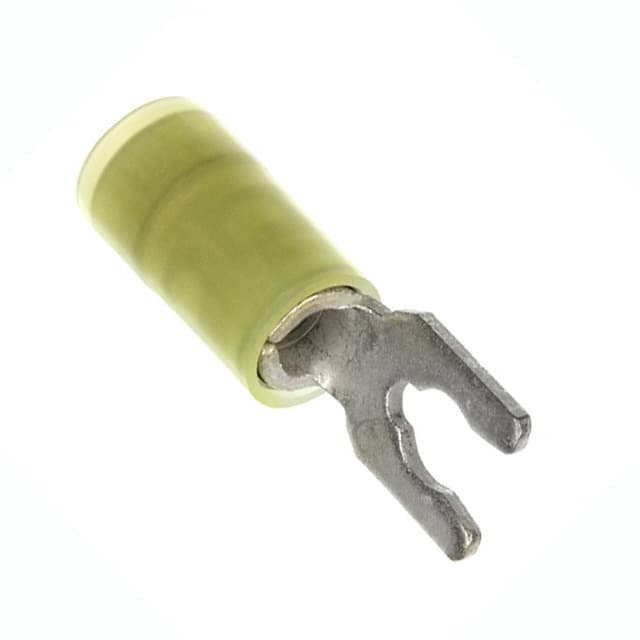 0191150046 CONN SPADE TERM 10-12AWG #8 YEL