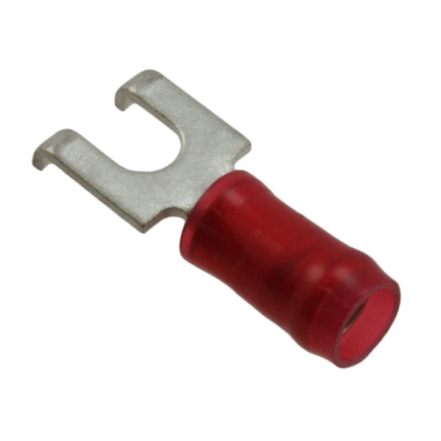 8-32562-1 CONN SPADE TERM 16-22AWG #6 RED