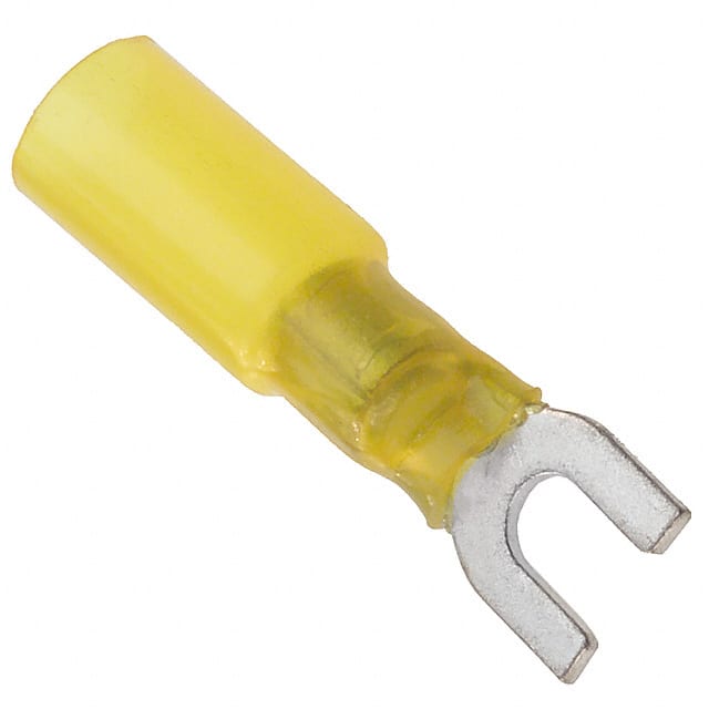 0191640070 CONN SPADE TERM 10-12AWG #8 YEL