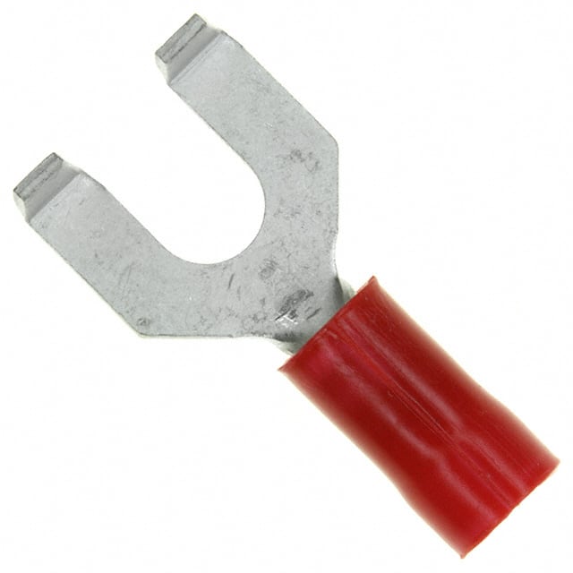 324169 CONN SPADE TERM 16-22AWG #8 RED