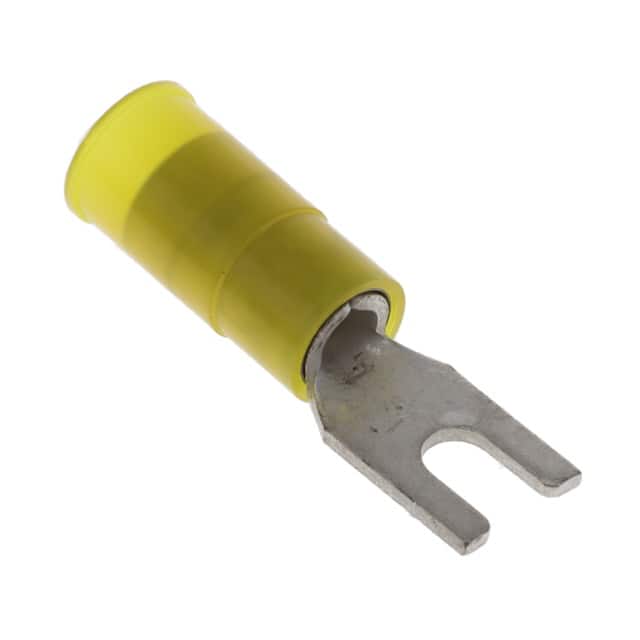 0191370038 CONN SPADE TERM 10-12AWG #6 YEL