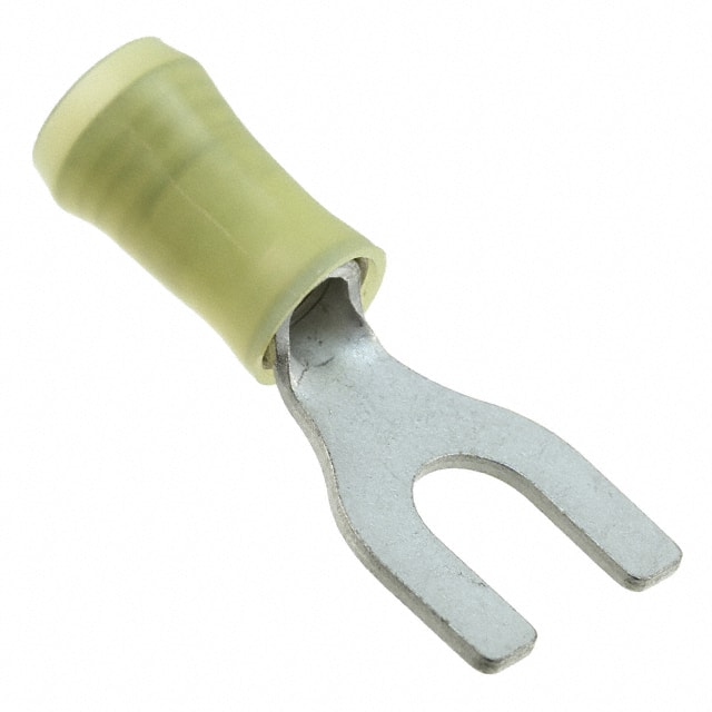 130625 CONN SPADE TERM 10-12AWG M6 YEL