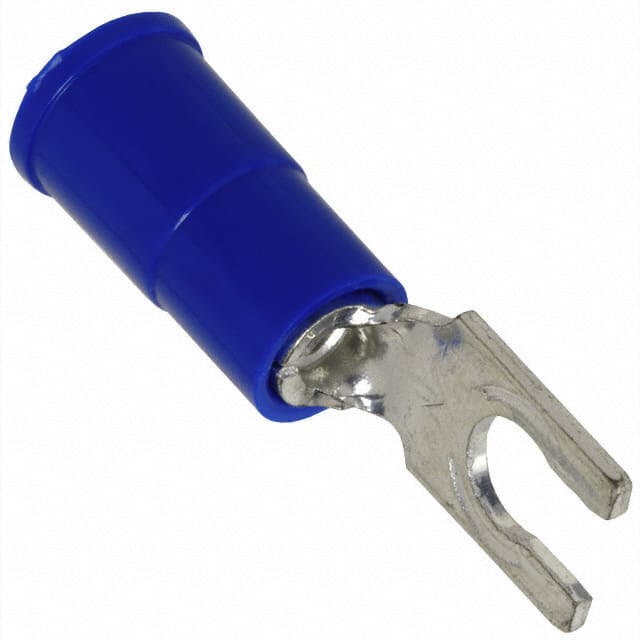 MVU14-6FLK CONN SPADE TERM 14-16AWG #6 BLU