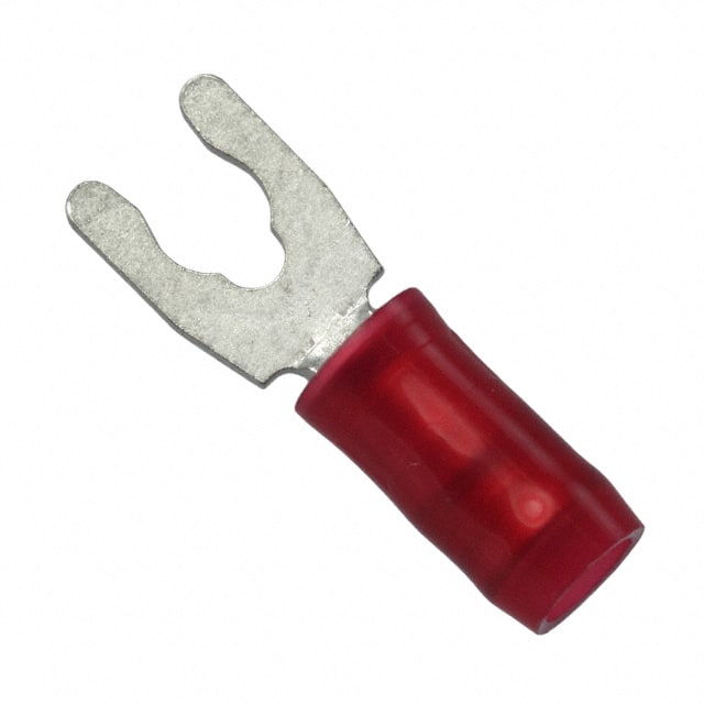 8-52929-1 CONN SPADE TERM 16-22AWG #6 RED