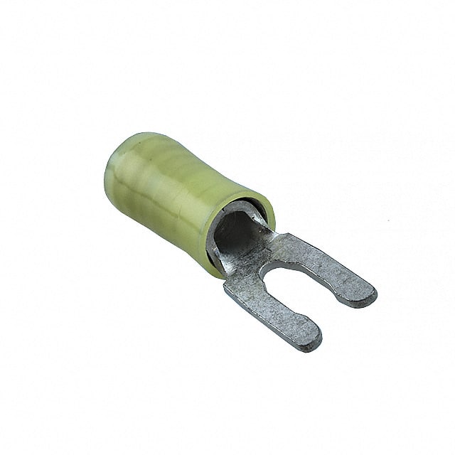 52430-2 CONN SPADE TERM 10-12AWG #6 YEL
