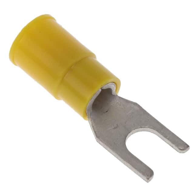 0191310002 CONN SPADE TERM 10-12AWG #10 YEL