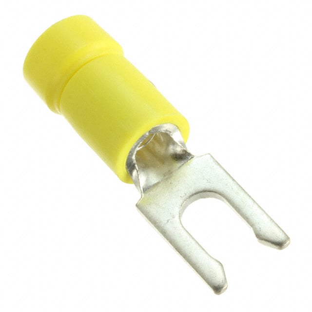 PV10-8LF-D CONN SPADE TERM 10-12AWG #8 YEL