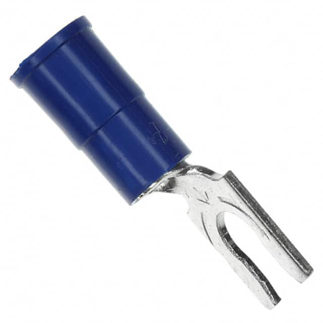 MVU14-8FLK CONN SPADE TERM 14-16AWG #8 BLU
