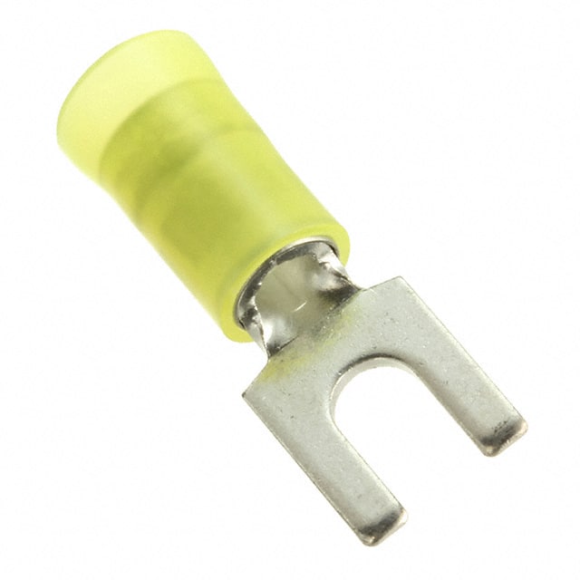 PN10-8F-E CONN SPADE TERM 10-12AWG #8 YEL