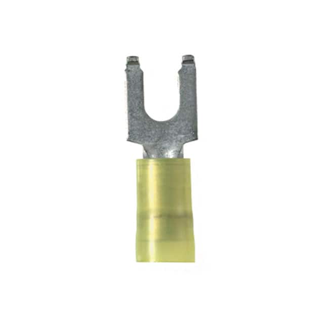 PN10-8FF-L CONN SPADE TERM 10-12AWG #8 YEL
