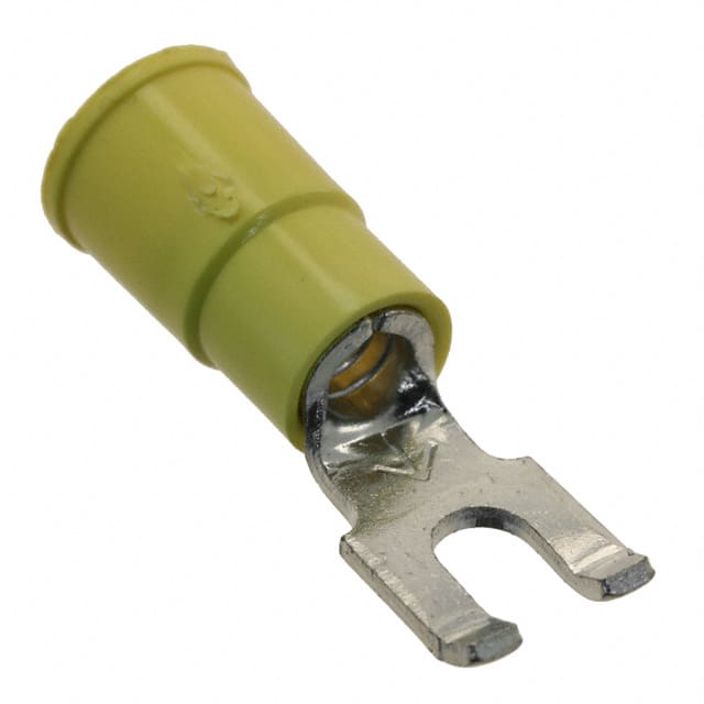 MVU10-6FFBK CONN SPADE TERM 10-12AWG #6 YEL