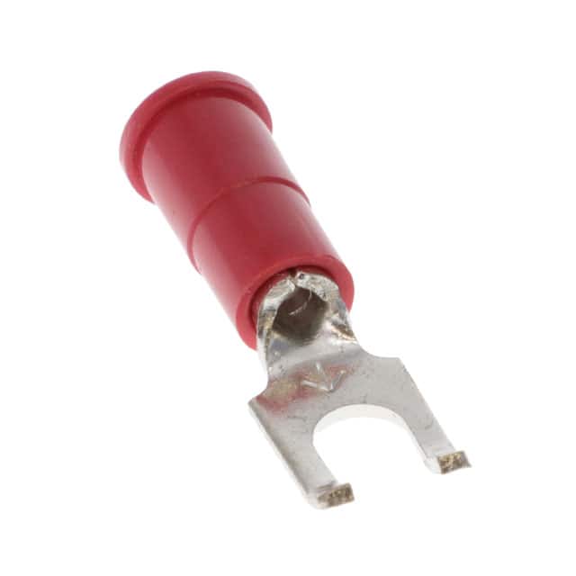 BS-21-6S-P CONN SPADE TERM 18-22AWG #6 RED