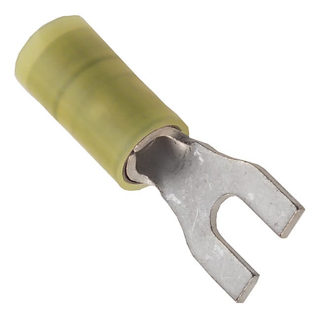 0191980044 CONN SPADE TERM 10-12AWG #6 YEL