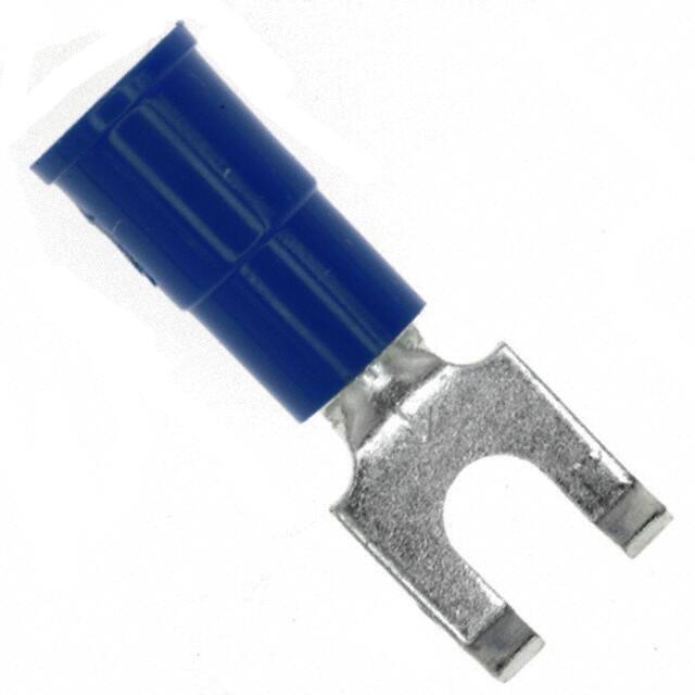 MVU14-6FFBK CONN SPADE TERM 14-16AWG #6 BLU