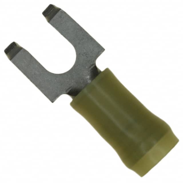 324015 CONN SPADE TERM 10-12AWG #10 YEL