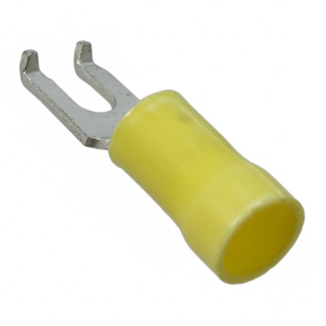 8-324581-2 CONN SPADE TERM 10-12AWG #6 YEL