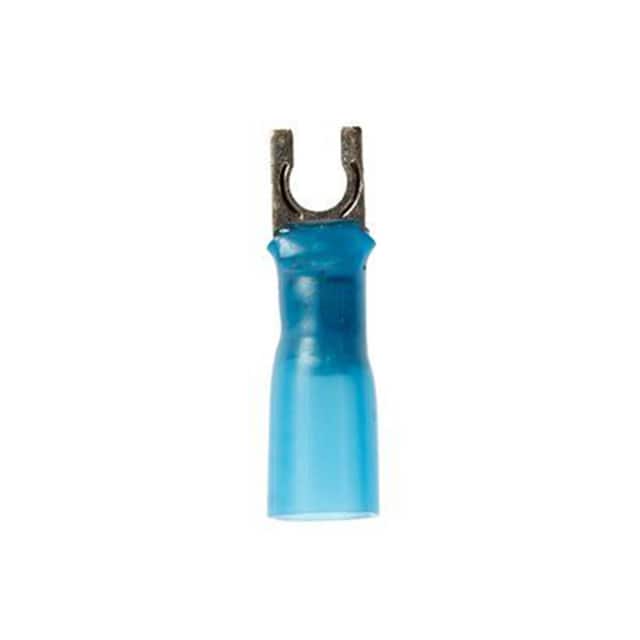 MH14-6FLK CONN SPADE TERM 14-16AWG #6 BLU