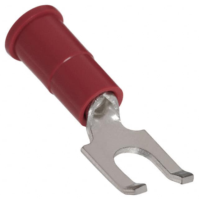 MVU18-8FFBK CONN SPADE TERM 18-22AWG #8 RED