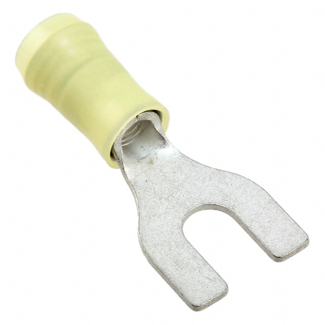 130620 CONN SPADE TERM 10-12AWG M5 YEL
