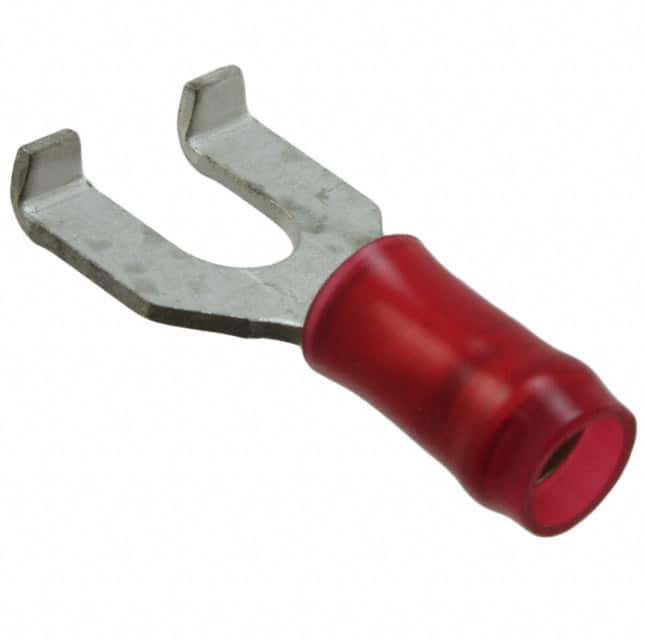 8-32498-1 CONN SPADE TERM 16-22AWG #8 RED