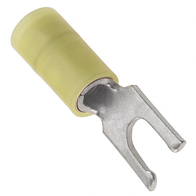0191150035 CONN SPADE TERM 10-12AWG #8 YEL