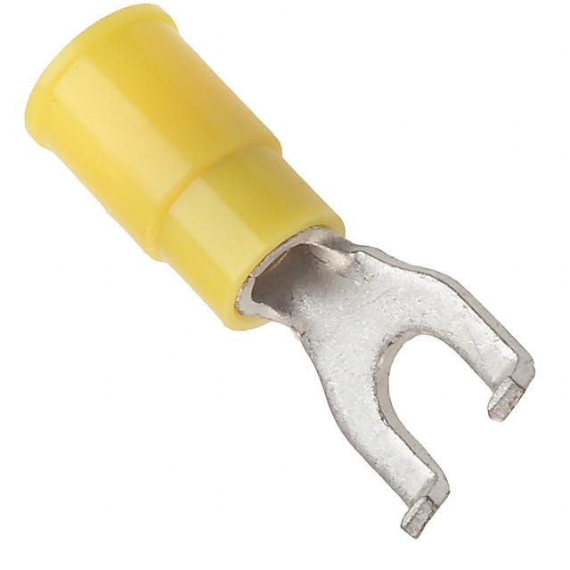 0191210056 CONN SPADE TERM 10-12AWG #10 YEL