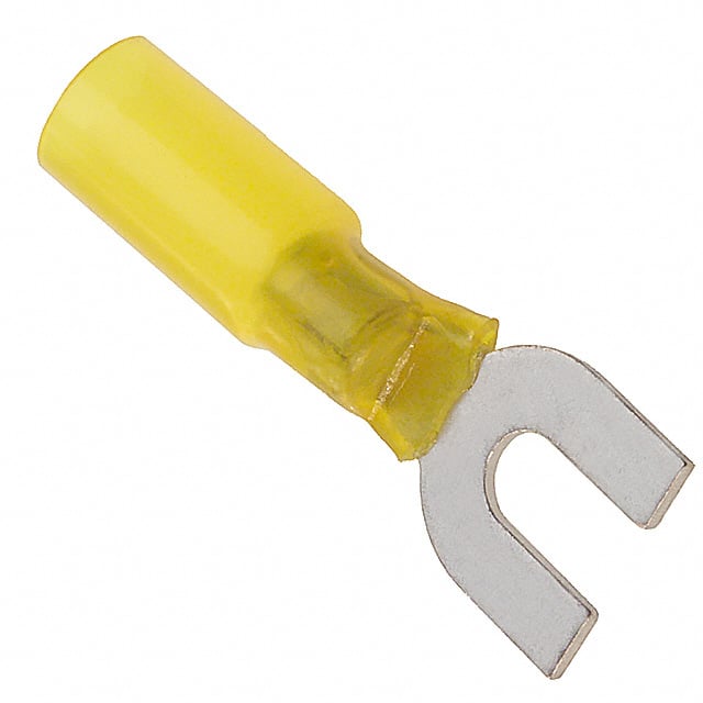 0191640072 CONN SPADE TERM 10-12AWG #10 YEL