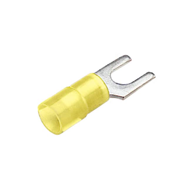 PN10-6F-2K CONN SPADE TERM 10-12AWG #6 YEL