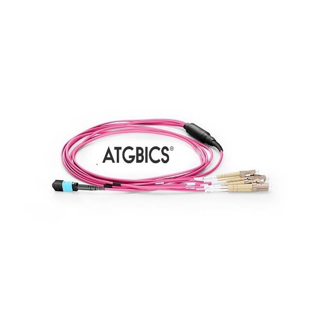 BOC-8MPOF-4LCOM4-2M FIBER OPTIC CBL TO LC MULT 2M