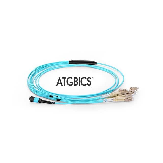 BOC-12MPOF-6LCOM3-1M FIBER OPTIC CBL TO LC MULT 1M