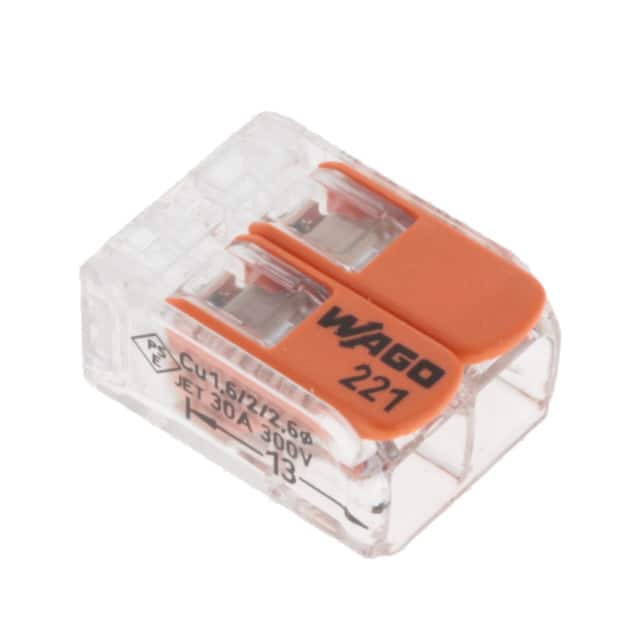 221-612/K194-4045 SPLICE LEVER 10AWG 2POS 50PC