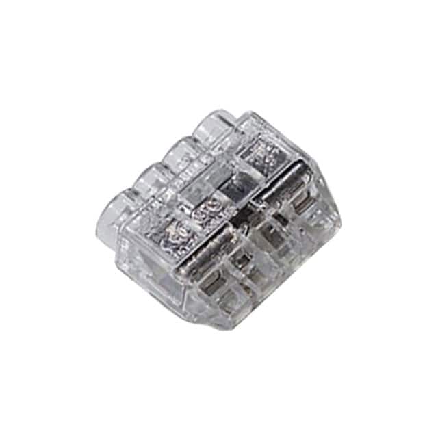 148-90050 WIRE CONN PUSH 4PORT CLR