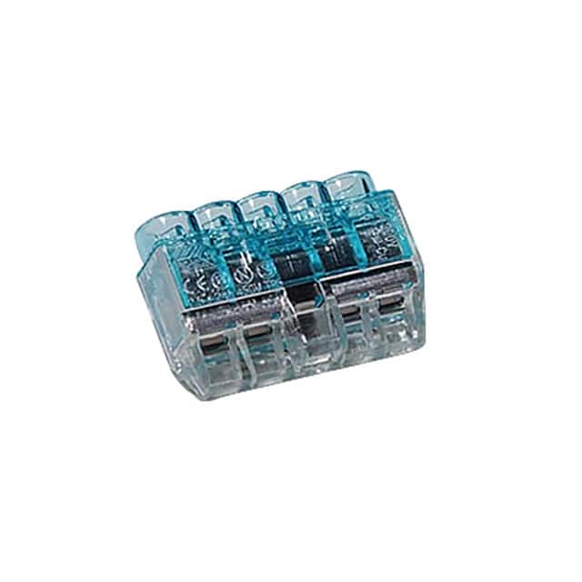 148-90051 WIRE CONN PUSH 5PORT BLUE