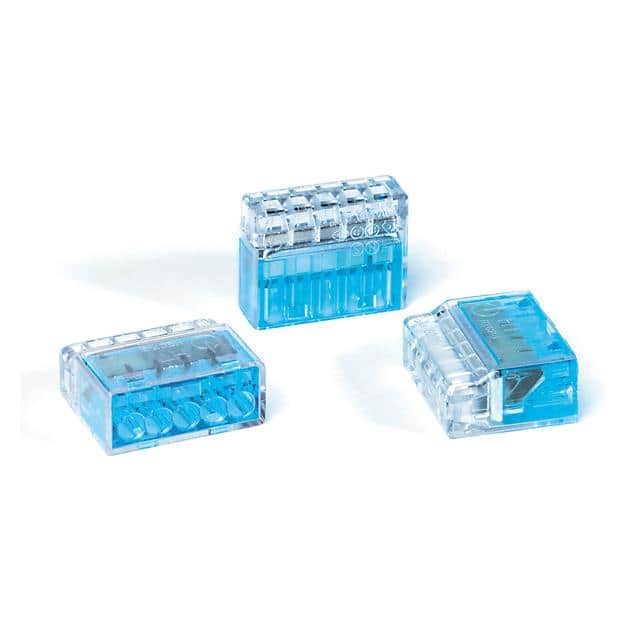 148-90039 WIRE CONN PUSH 5PORT BLUE