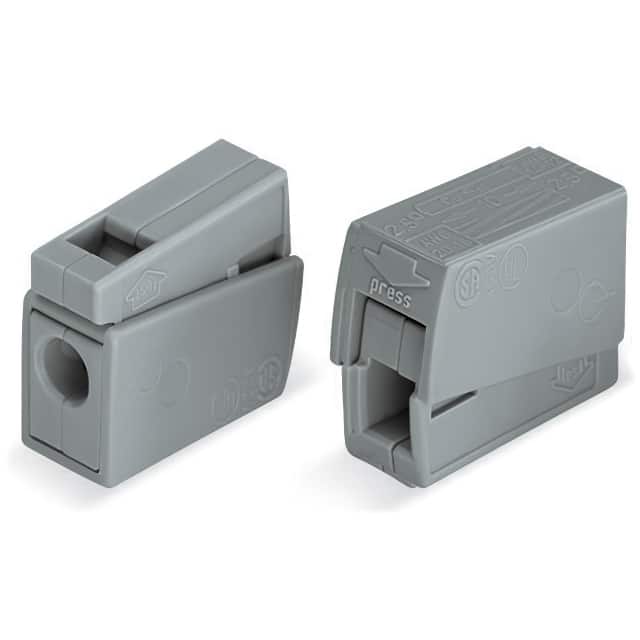 224-101 PUSHWIRE INLINE CONNECTOR; GRAY;