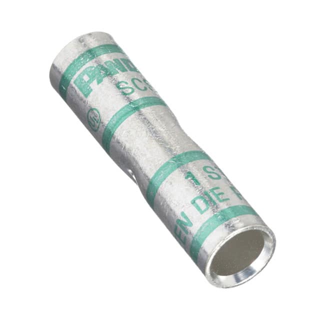 SCS1-E CONN BUTT SPLICE 1 AWG CRIMP