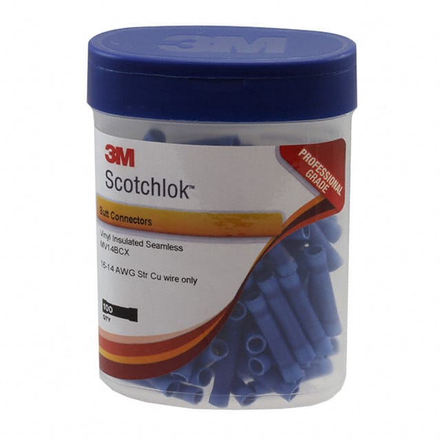 MV14BCX-BOTTLE CONN SPLICE 14-16AWG CRIMP 100PC
