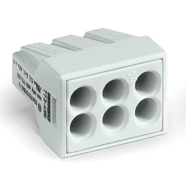 773-496 PUSH WIRE CONNECTOR; 6-CONDUCTOR