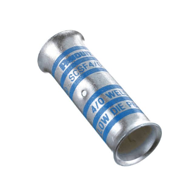 SCSF6-L CONN BUTT SPLICE 6 AWG CRIMP