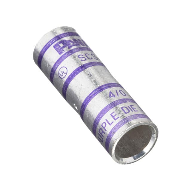 SCS4/0-X CONN BUTT SPLICE 4/0 AWG CRIMP