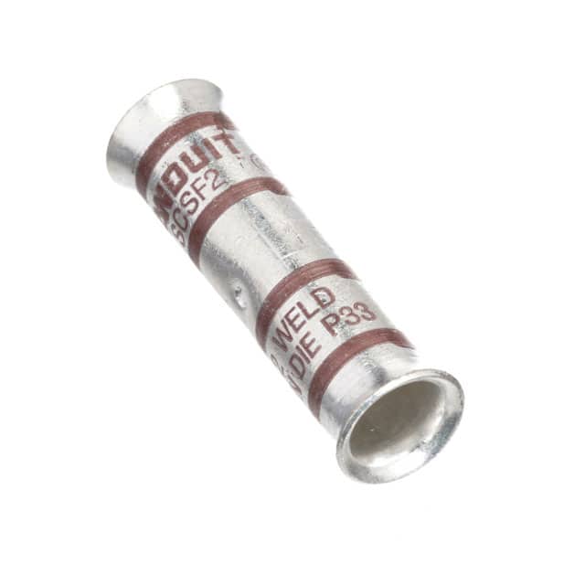 SCSF2-E CONN BUTT SPLICE 2 AWG CRIMP