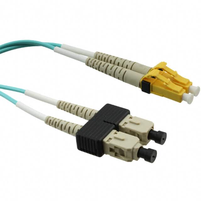 1906072-3 CONN ASSY LC-DUP/SC-DUP YEL 3M