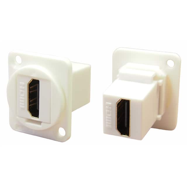 CP30200GW WHITE FT HDMI F-F GOLD CSK