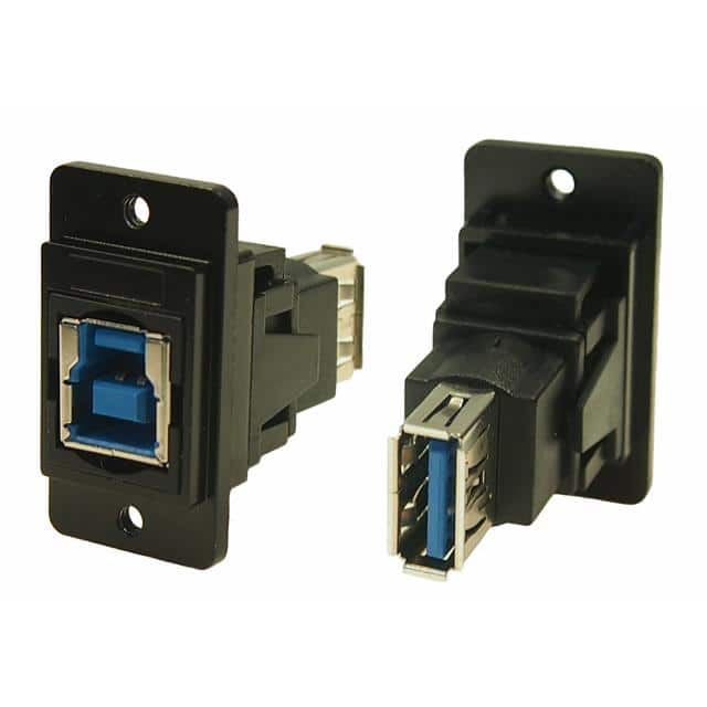 CP30706NMB440 DUALSLIM BLKMTL USB3 B-A #4-40