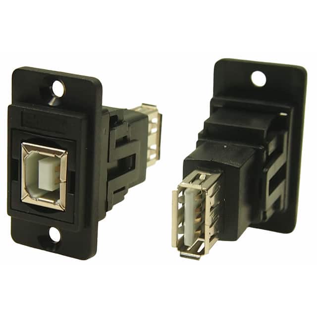 CP30707N DUALSLIM USB2.0 B-A BLACK PLASTI
